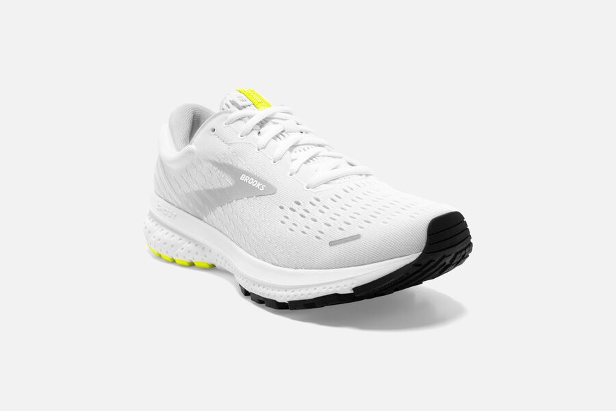 Brooks Israel Ghost 13 Road Running Shoes Mens - White - WOM-067523